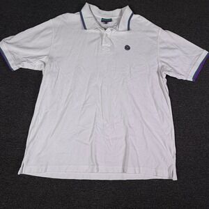 Wimbledon Polo Shirt Mens XL White The Championships Tennis EUC